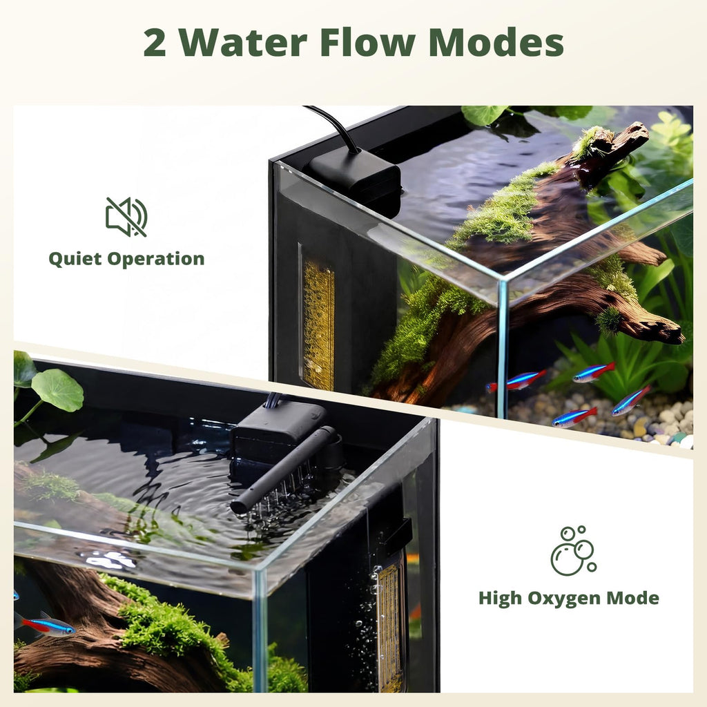 2.5 Gallon Fish Tank with Filter S5446
