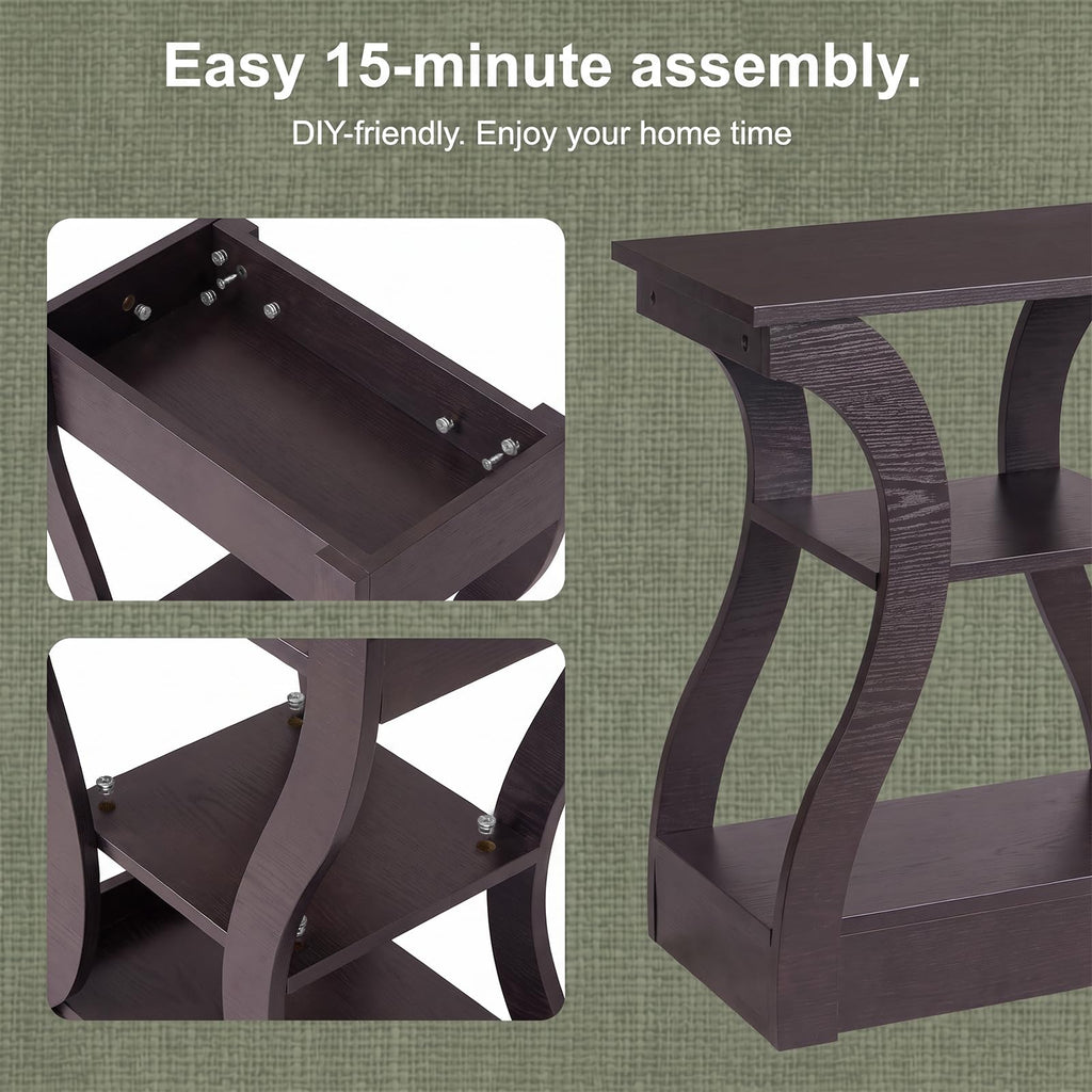 Brown End Tables Set of 2 P795