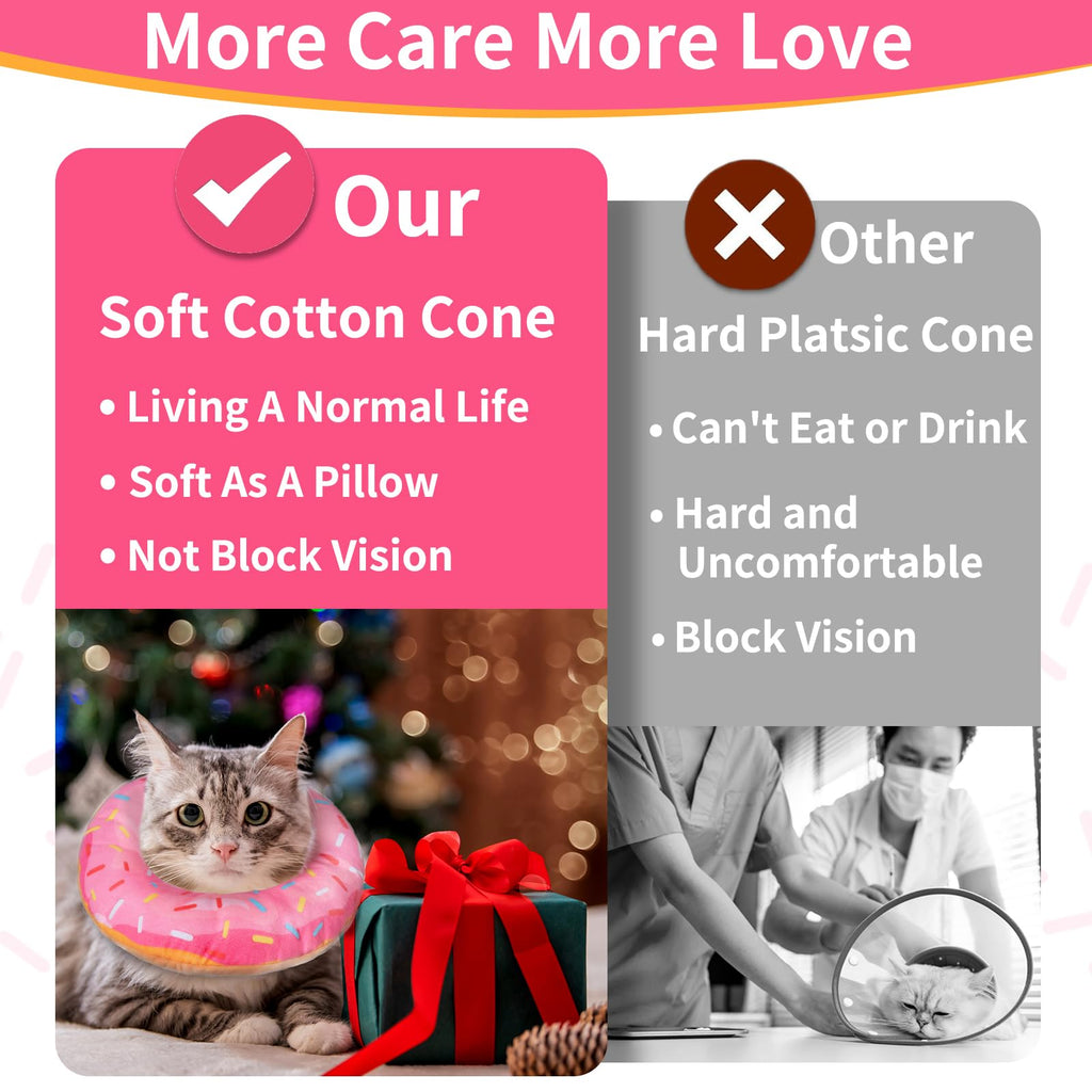 Soft Adjustable Cat Recovery Cone Collar L411