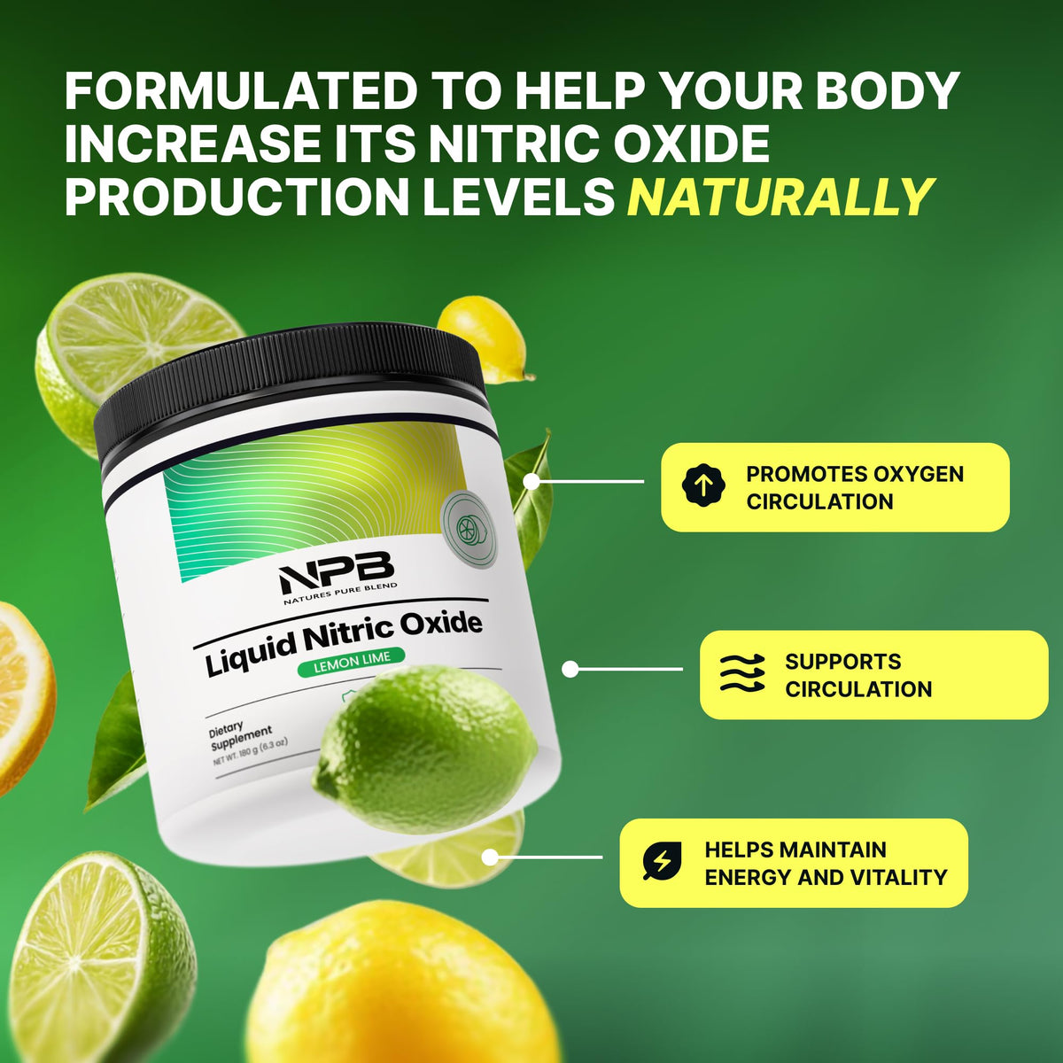 Liquid Nitric Oxide Supplement 5000 MG K861