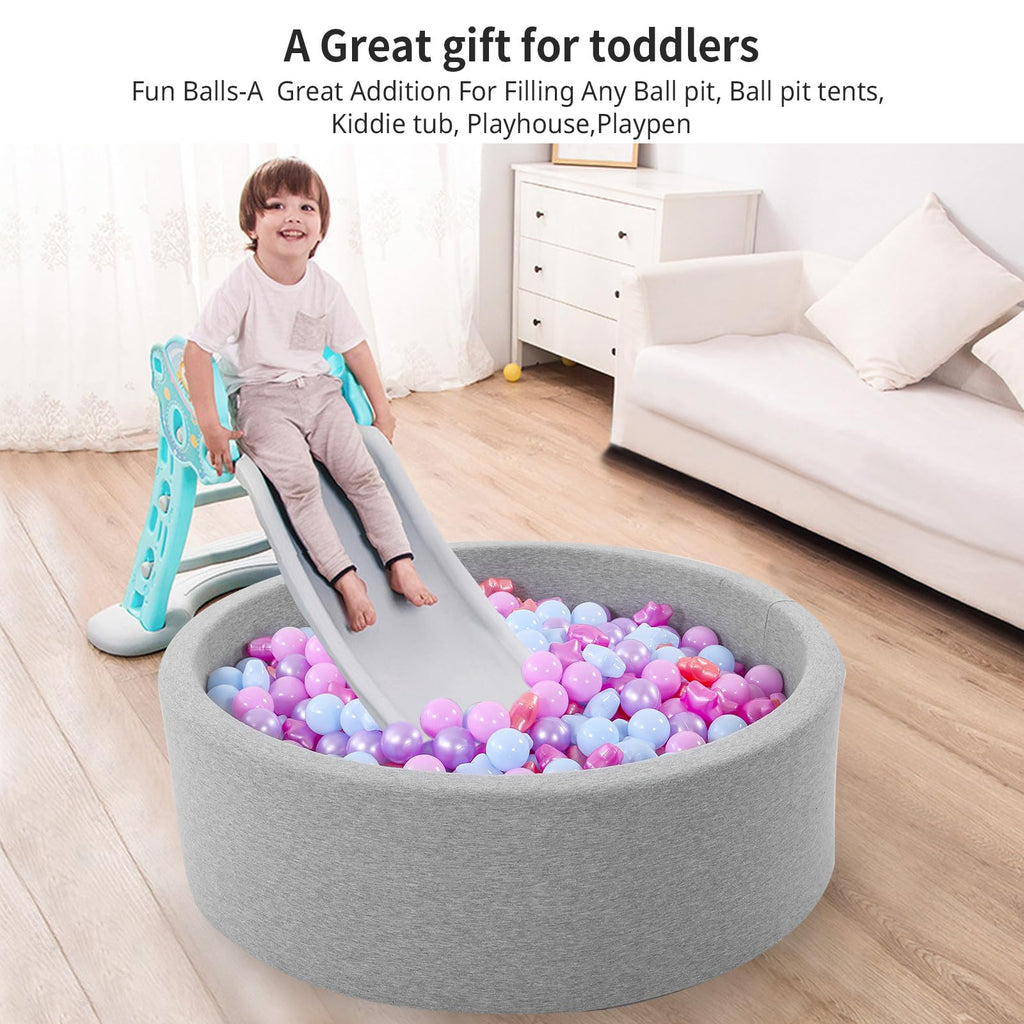 100 200 500 Pack Phthalate & BPA Free Plastic Ball Pit Balls K315