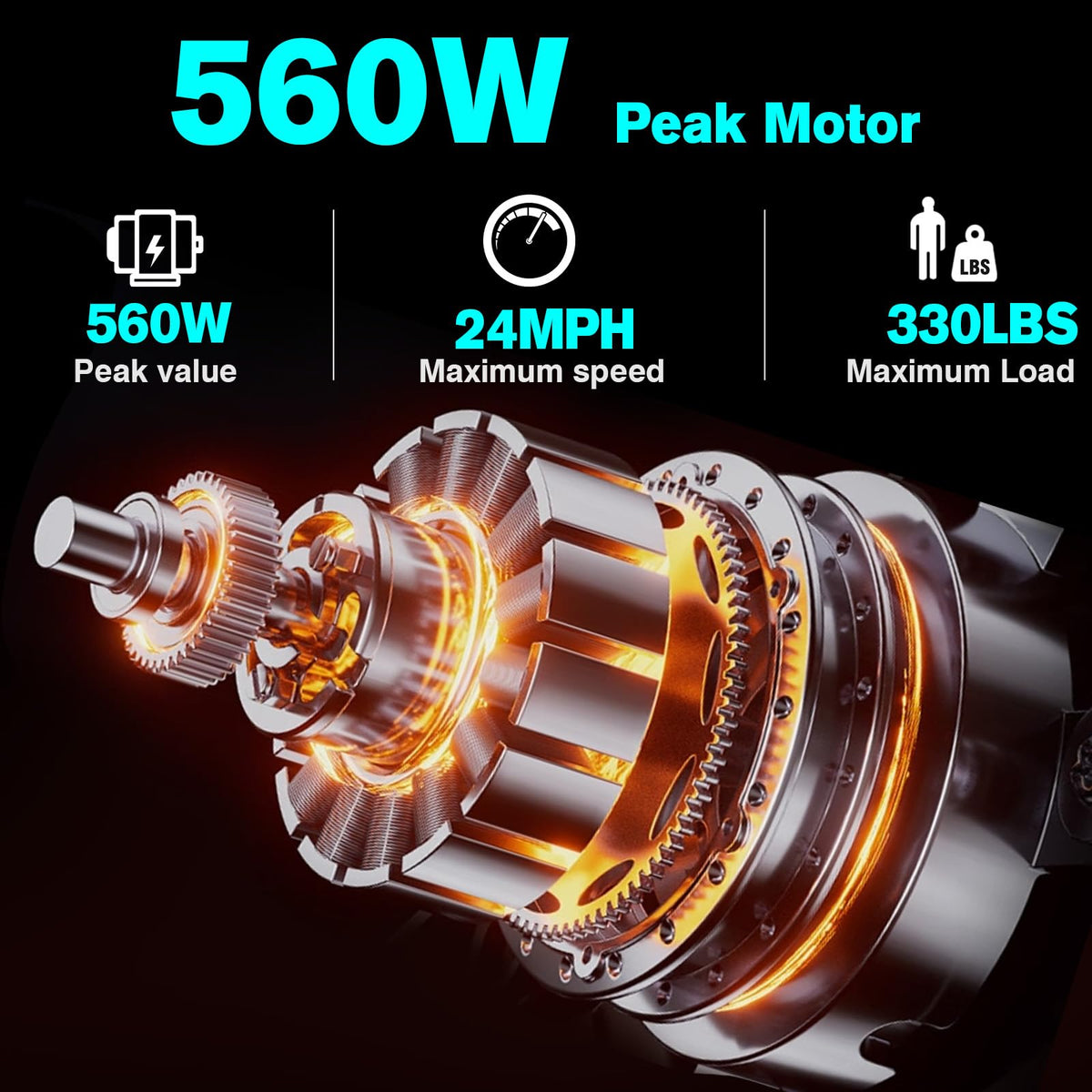 560W Motor 24MPH 32 Miles Range 48V 10Ah Battery 14" Foldable Electric Bike with Basket B5702