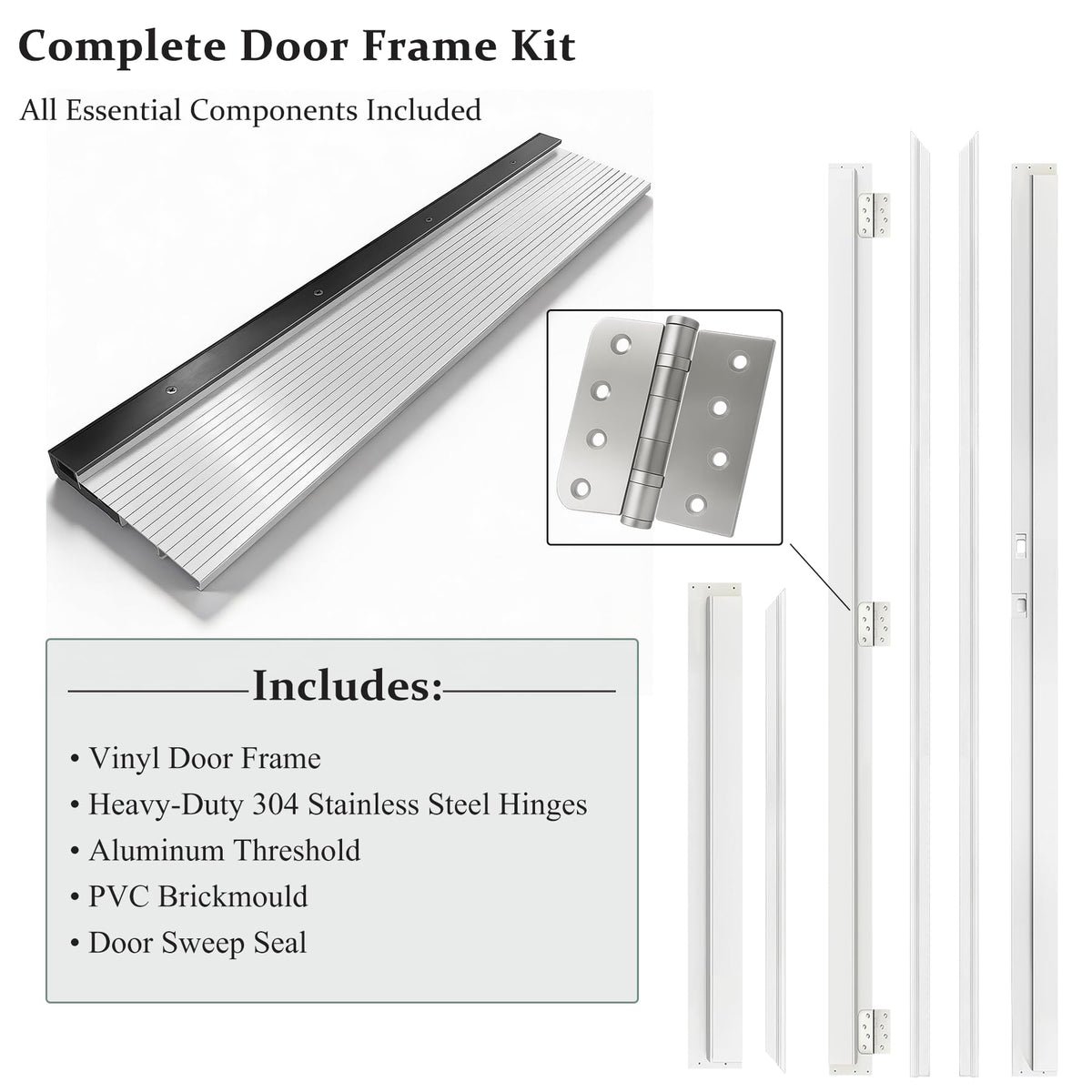 36 x 80 Black Fiberglass Entry Door Y8574