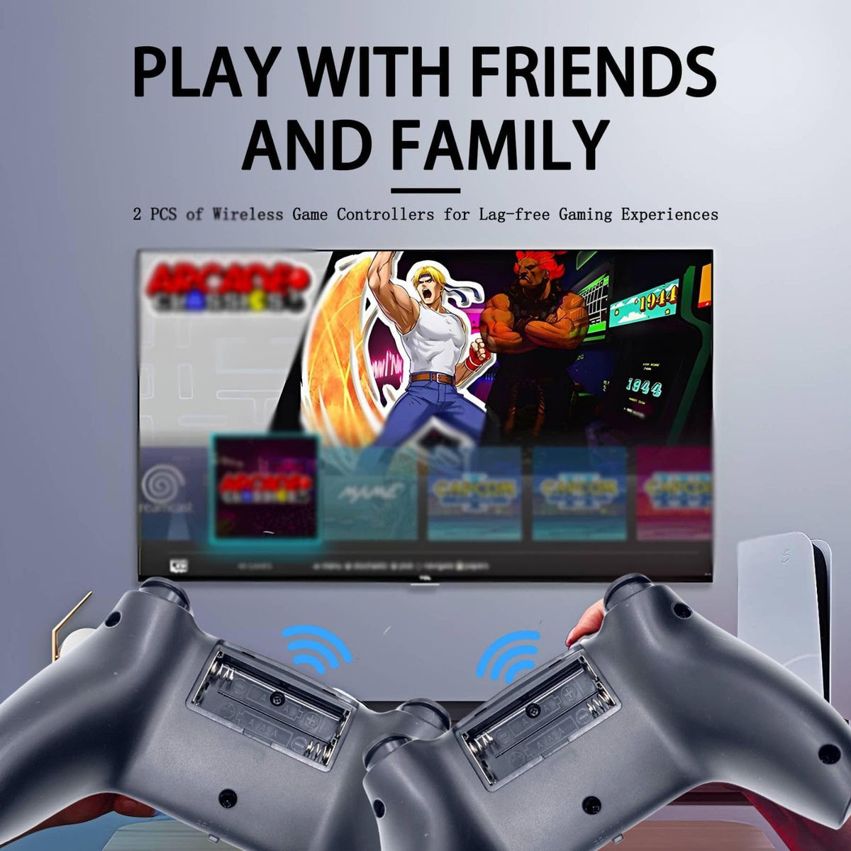 Wireless Retro Game Console 4k 128GB 40000+ Games V3681