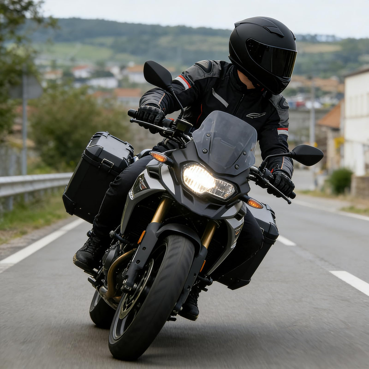 Full Face Motorcycle Helmet DOT Approved Q517452