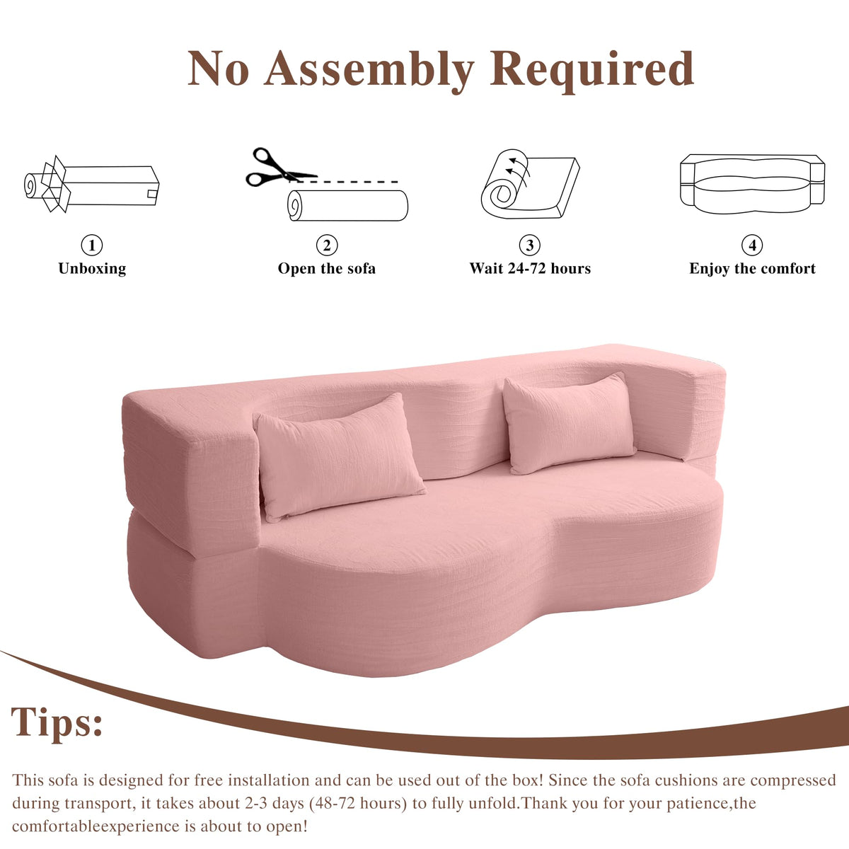 Convertible Sofa Bed S59033