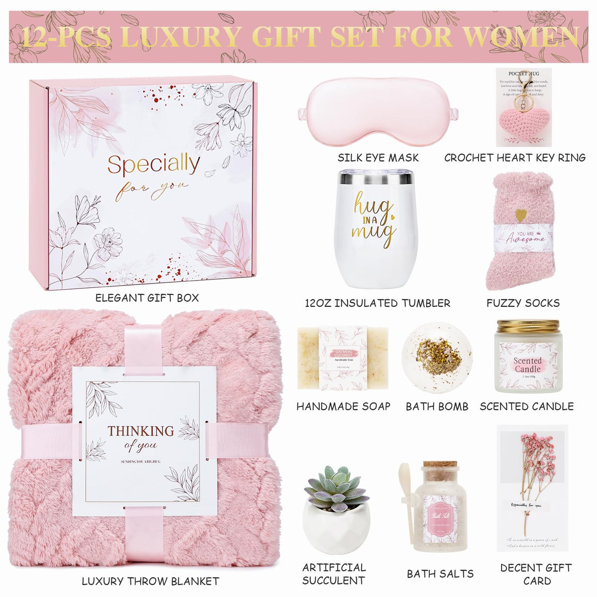 Pink Spa Care Package G86860