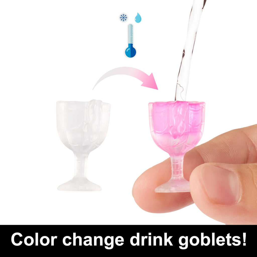 Doll & Playset with Food Accessories & Color-Change Drinks B7008