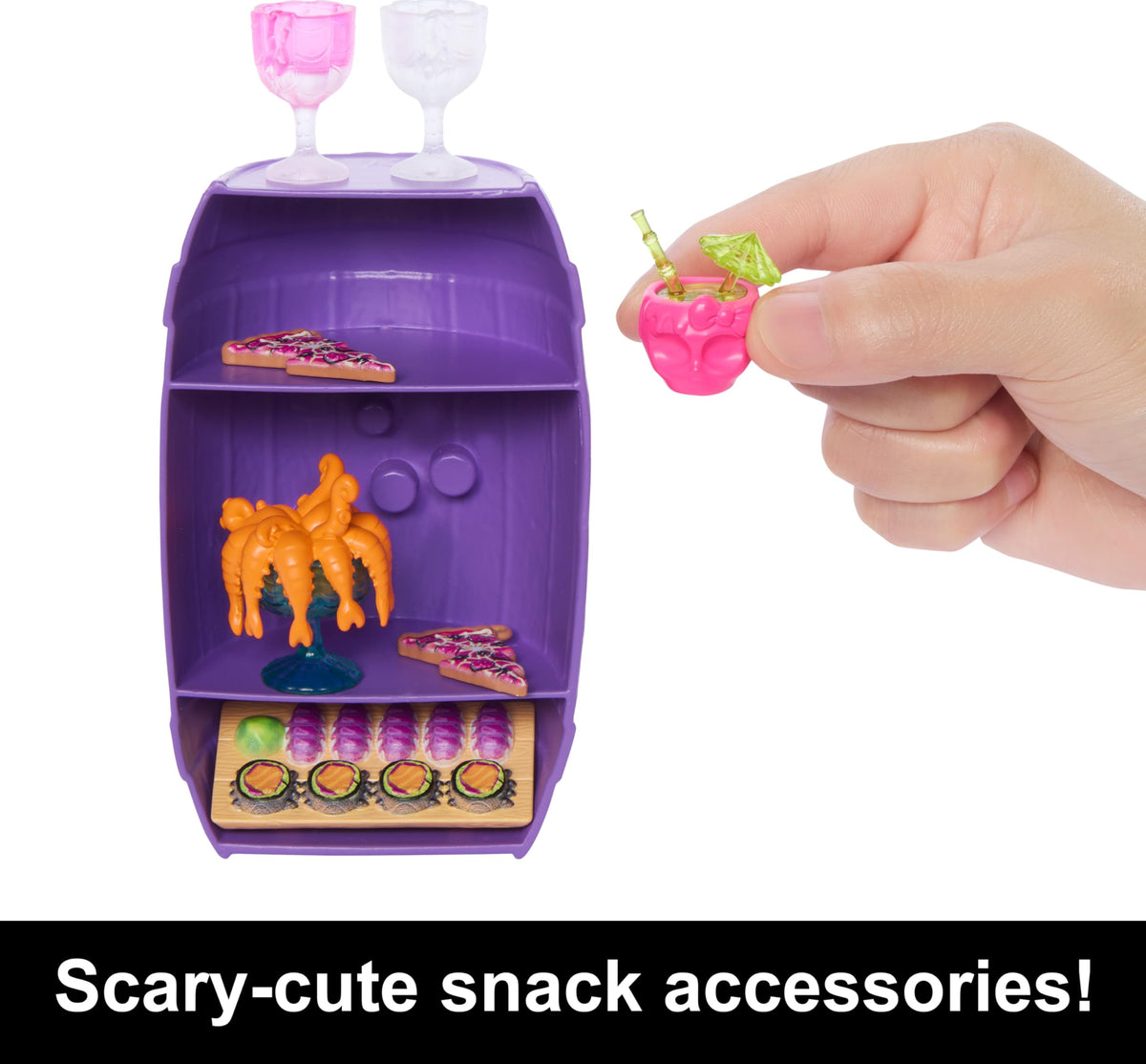 Doll & Playset with Food Accessories & Color-Change Drinks B7008