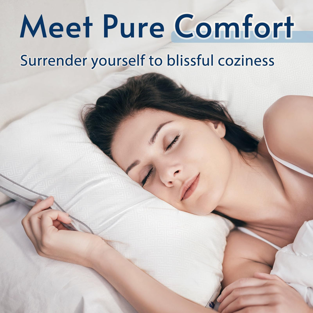 King Size White Pillows Set of 2 M8588