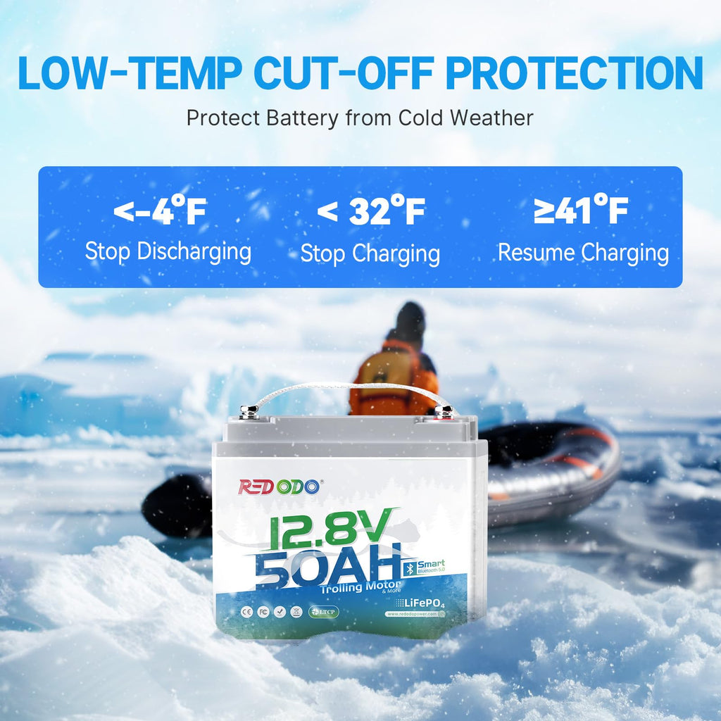 12V 50Ah LiFePO4 Deep Cycle Battery T15025