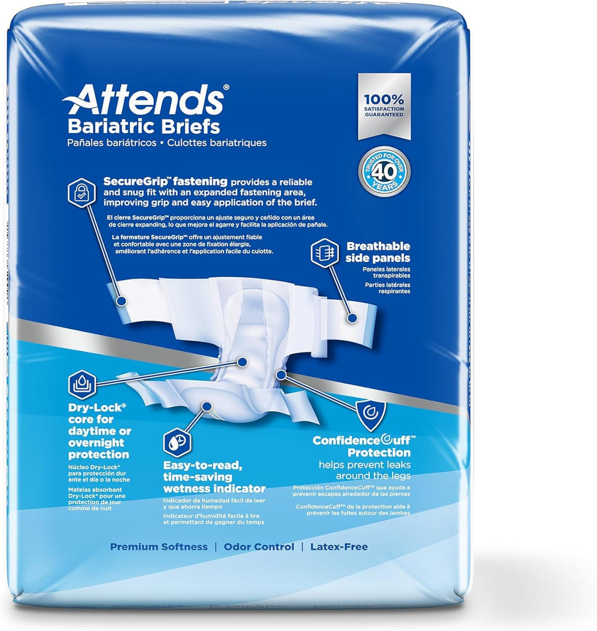 XX-Large Ultimate Absorbency Incontinence Briefs 12 Ct U54448