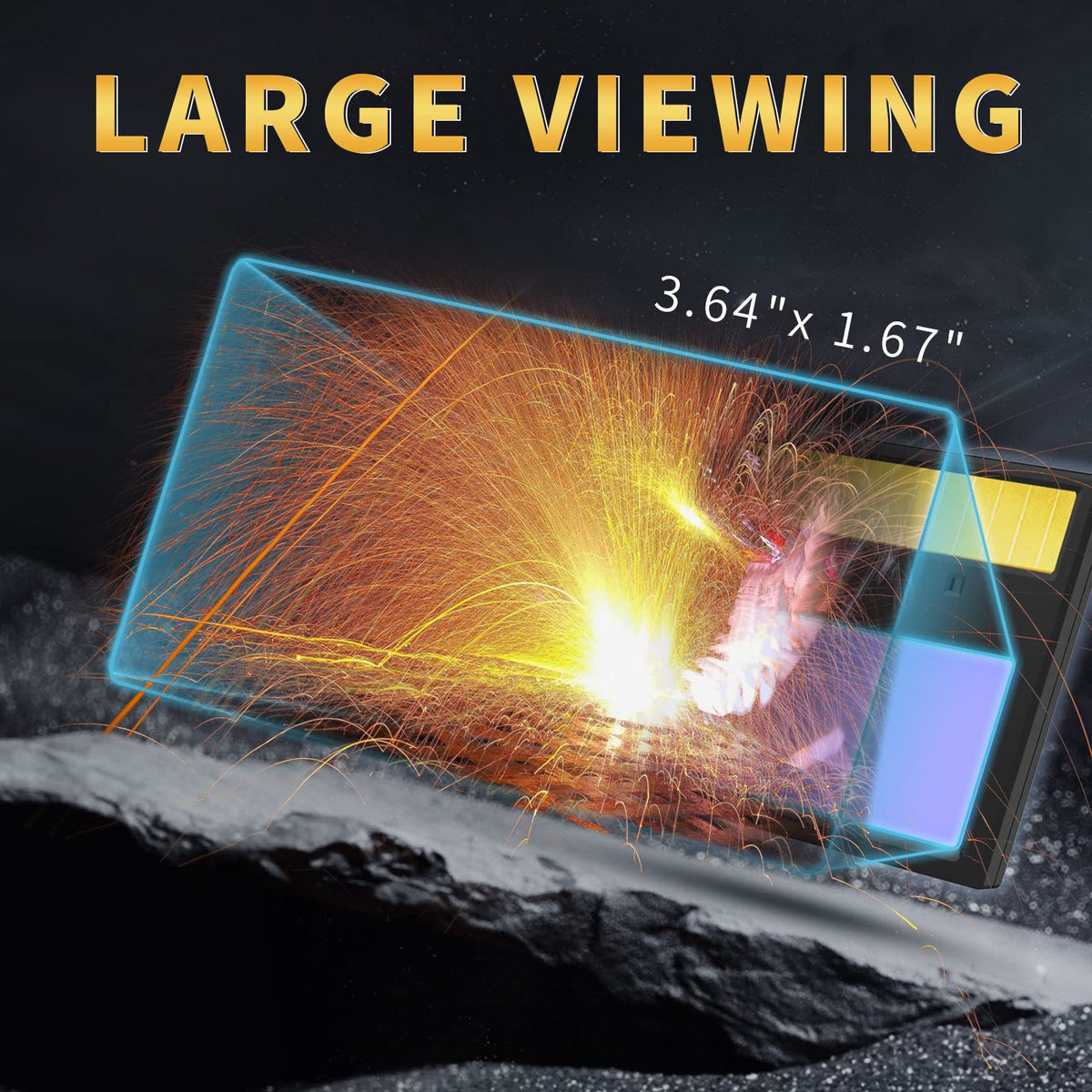 Auto Darkening Welding Lens Solar True Color P84216
