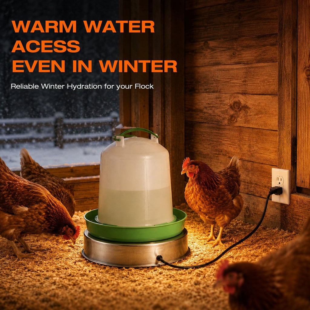 Heated Chicken Waterer 13 Inches S20311