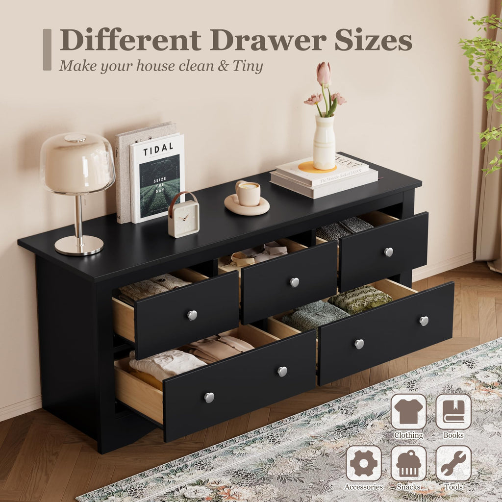 Black Dresser S6298