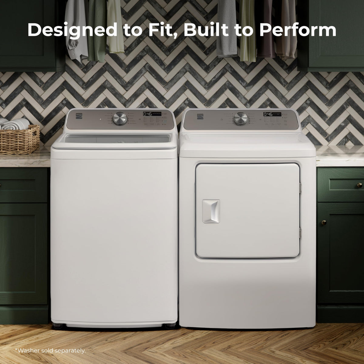 7.0 cu. ft. Front Load Electric Dryer - White G443