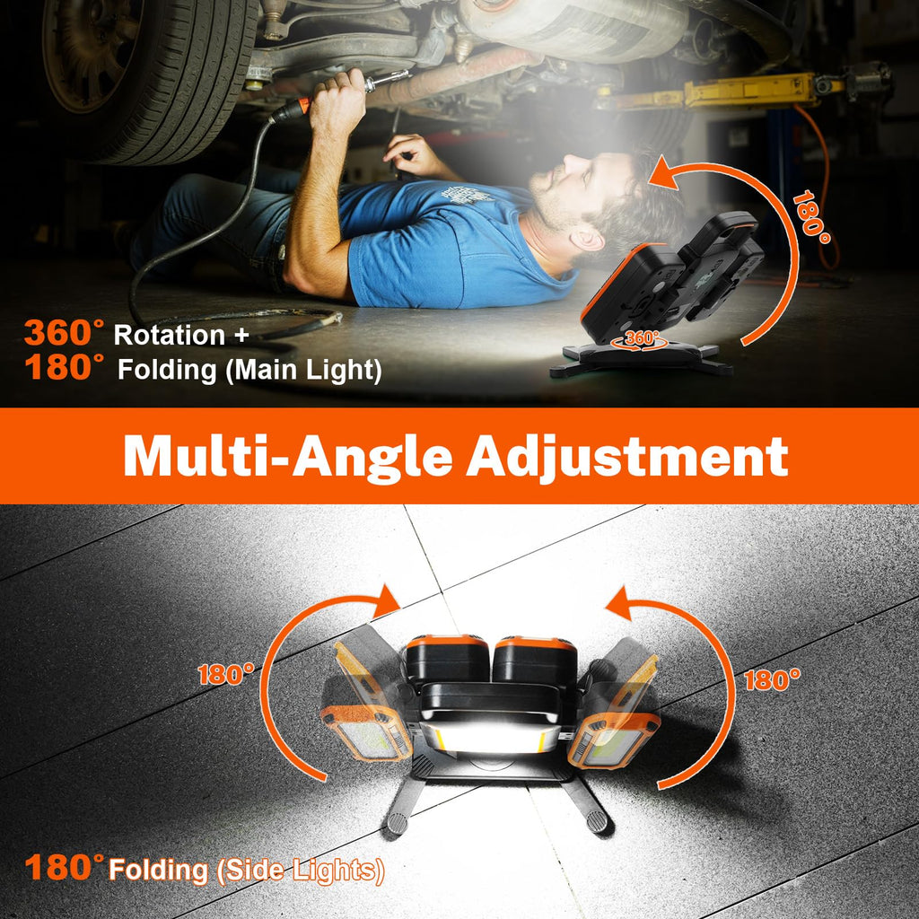 5000LM Rechargeable Magnetic Work Light I59017
