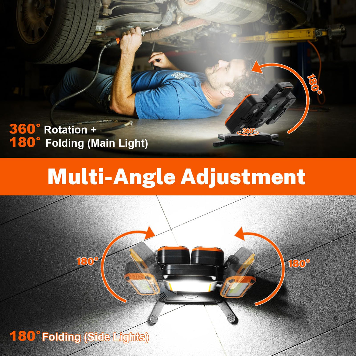 5000LM Rechargeable Magnetic Work Light I59017