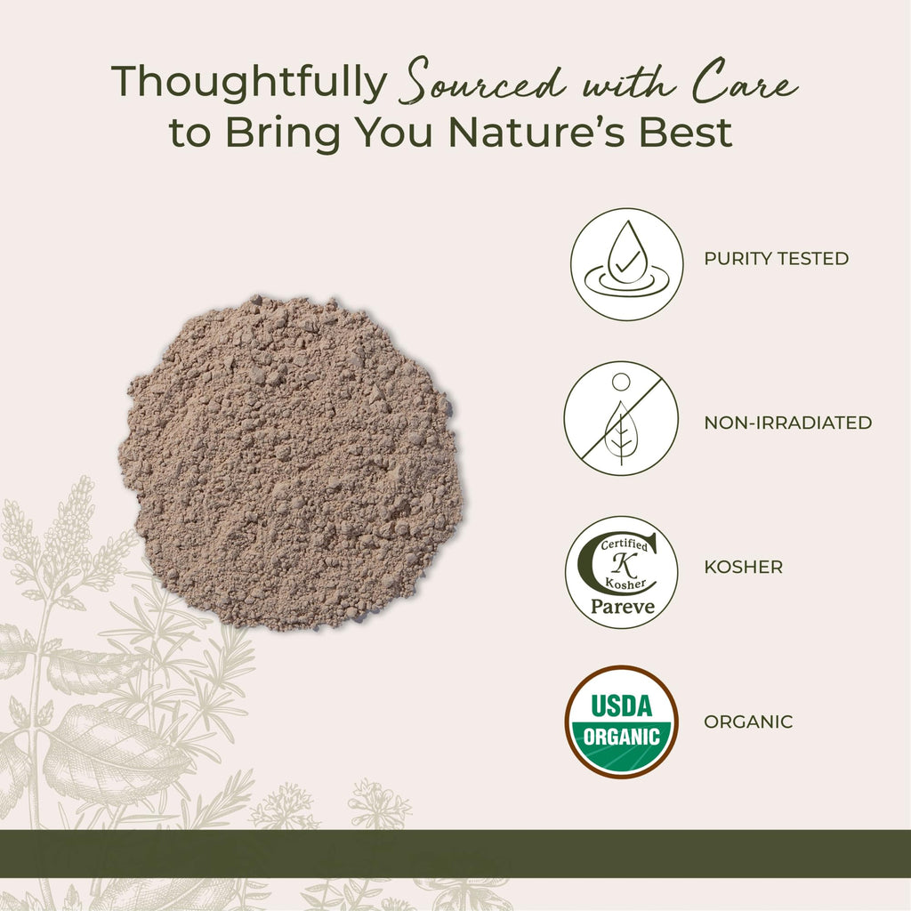 Organic Psyllium Husks Powder 1 lb Bag F723349
