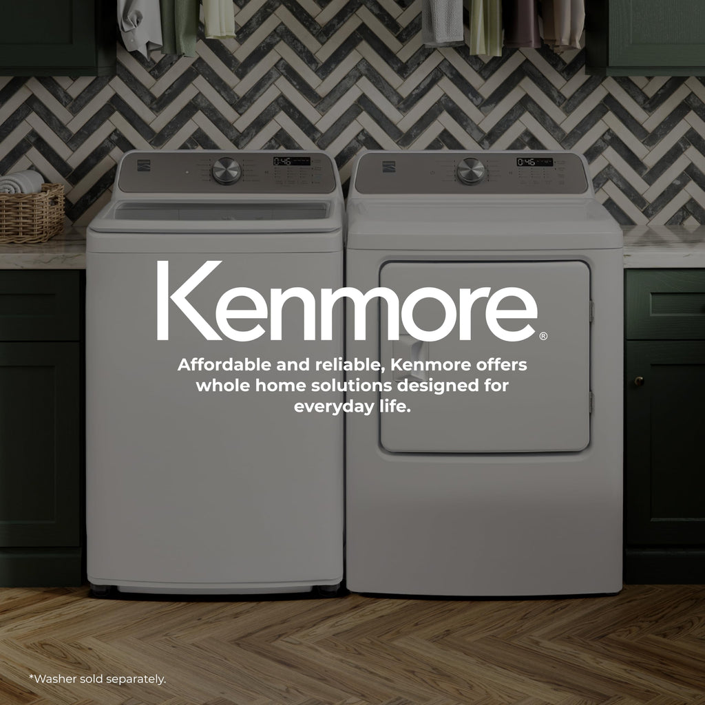 7.0 cu. ft. Front Load Electric Dryer - White G443