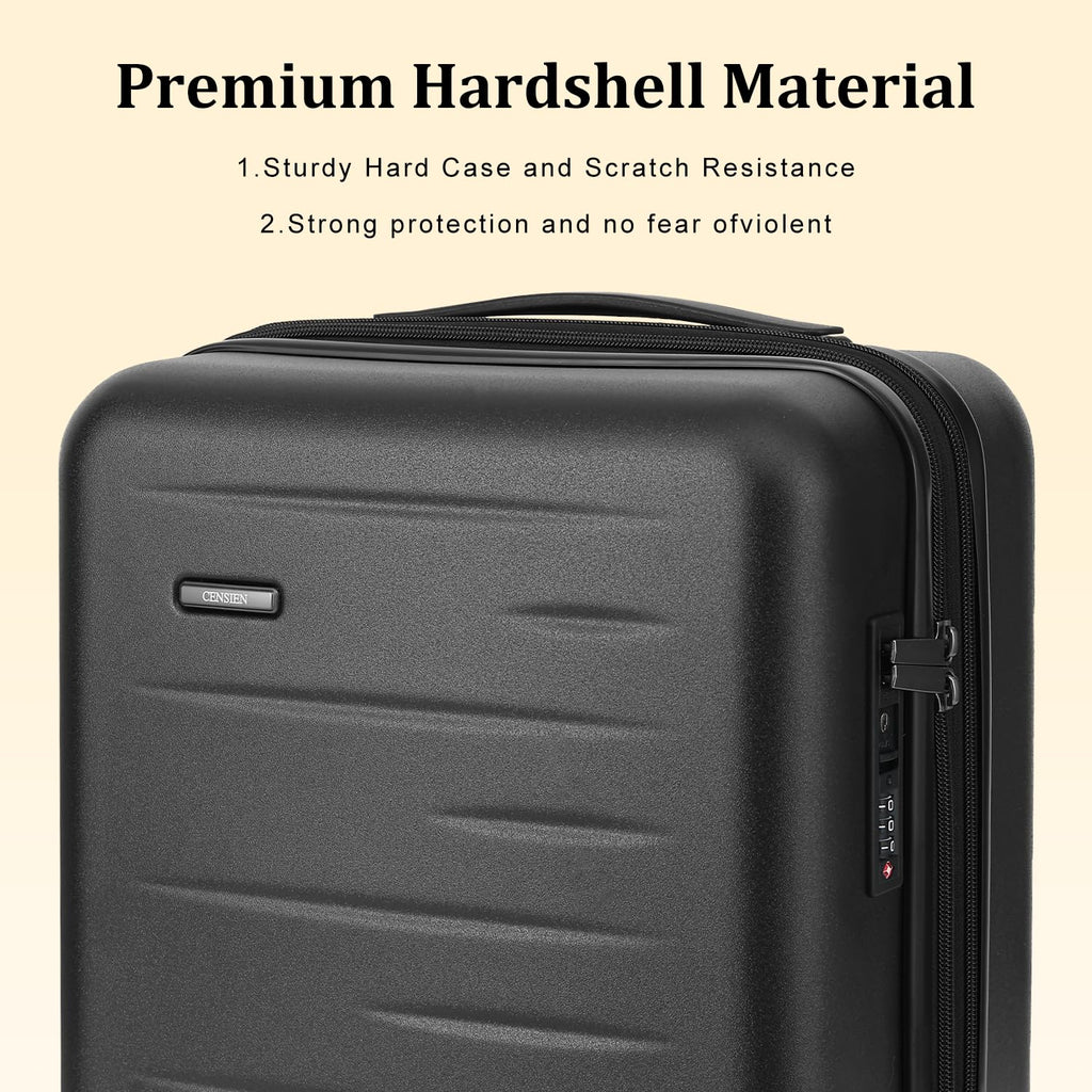 Expandable 16 Inch Underseat Carry On Luggage R808