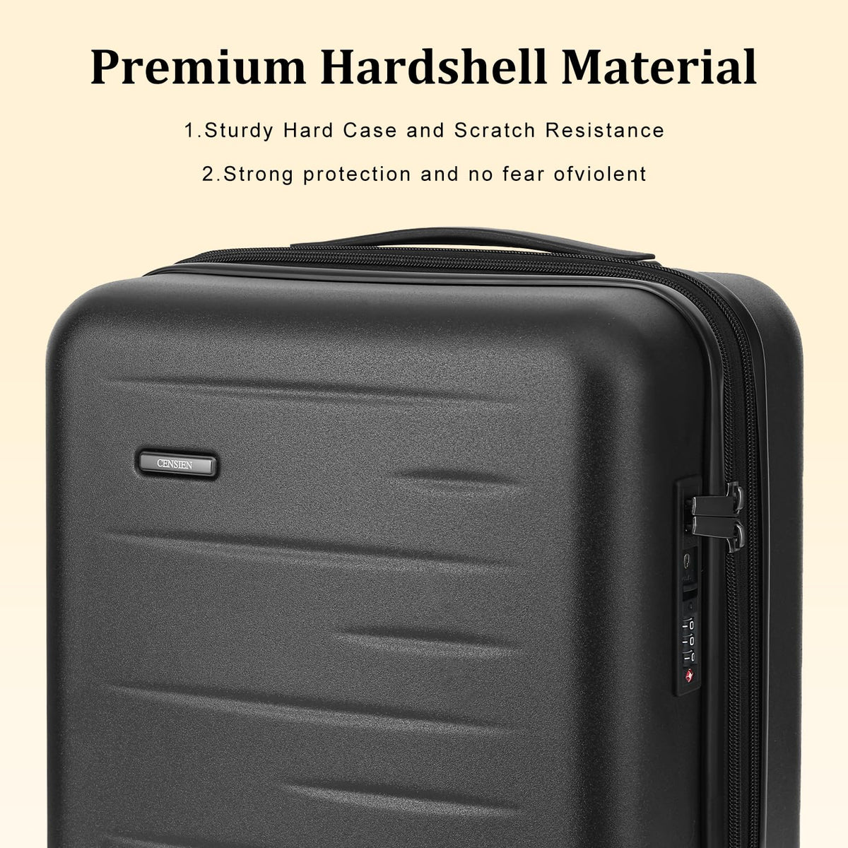 Expandable 16 Inch Underseat Carry On Luggage R808