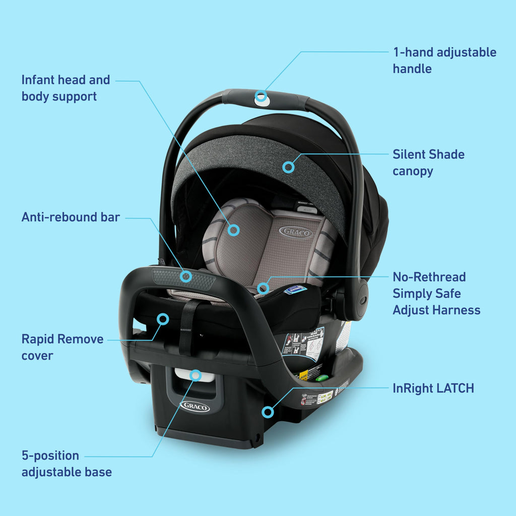 Infant Car Seat with Anti Rebound Bar N3219