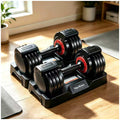 Adjustable Dumbbell Set with Storage Case V966