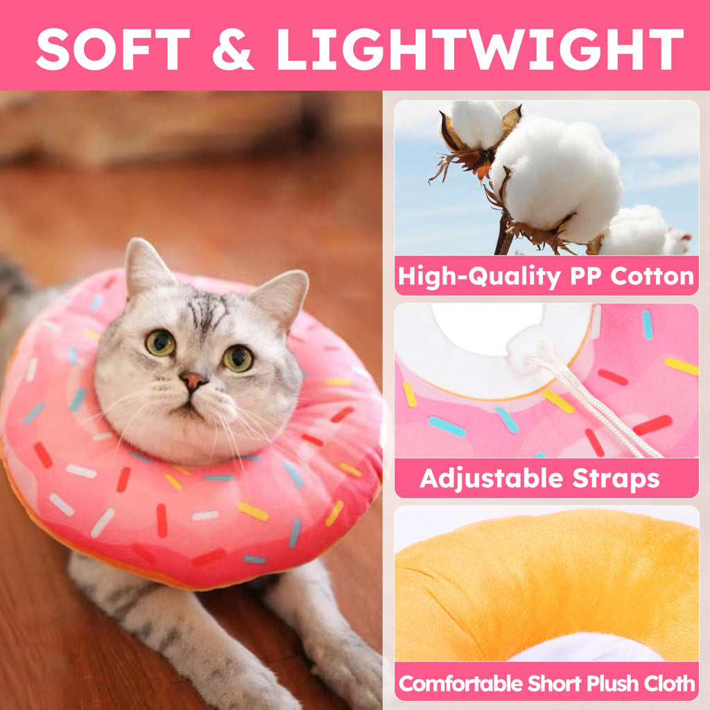 Soft Adjustable Cat Recovery Cone Collar L411