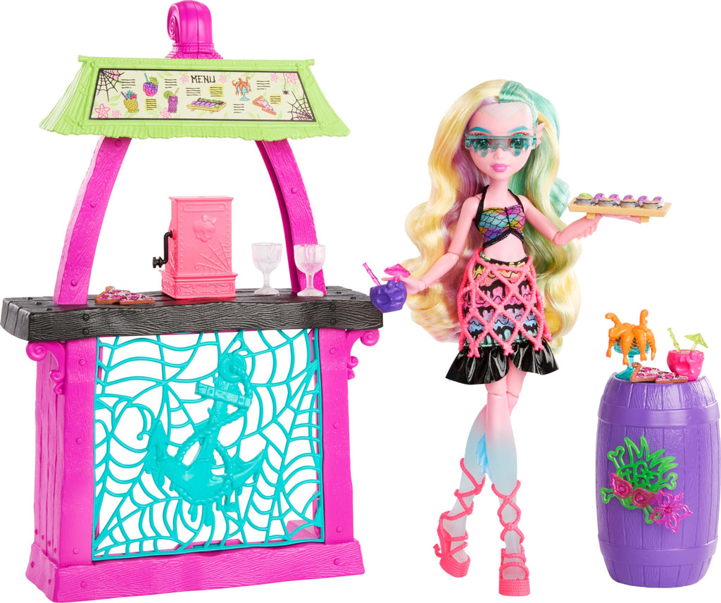 Doll & Playset with Food Accessories & Color-Change Drinks B7008