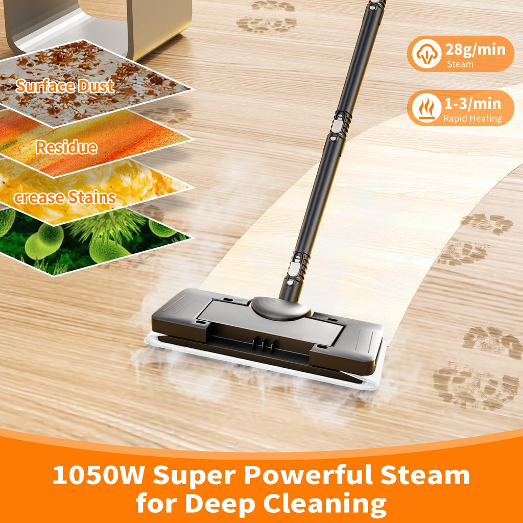 16-in-1 Lightweight Detachable Steam Mop F196
