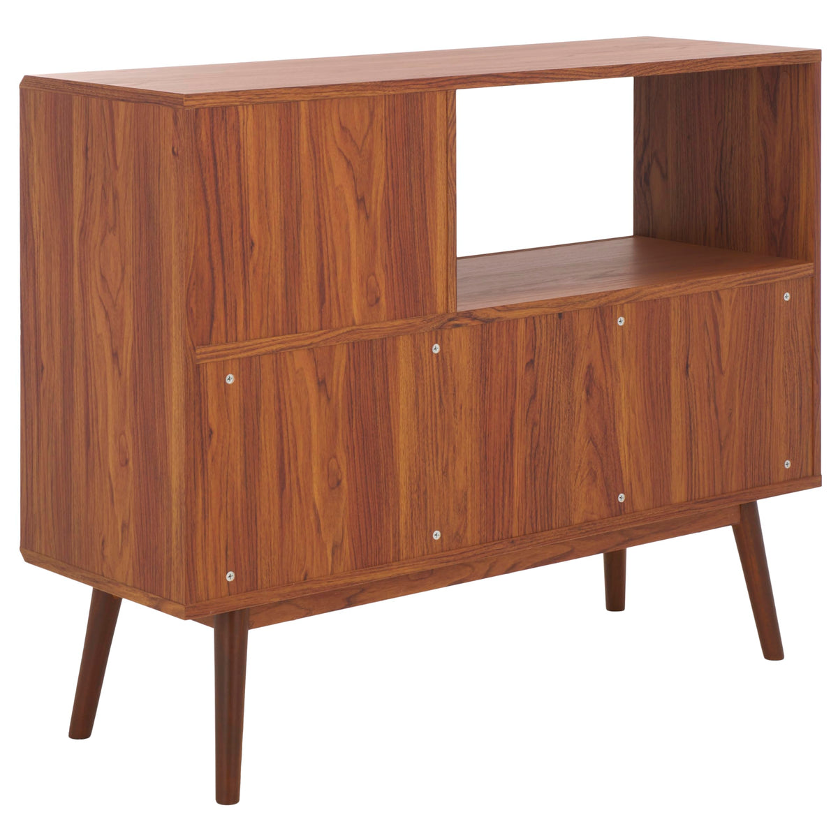 Walnut Brown TV Stand with Sliding Door W82172