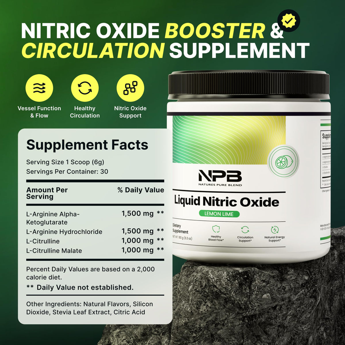 Liquid Nitric Oxide Supplement 5000 MG K861