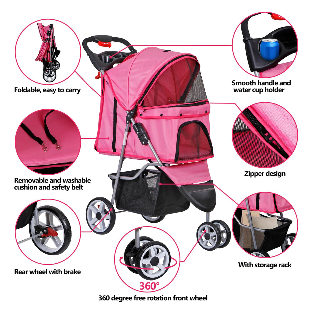 Foldable Pet Stroller Z22988