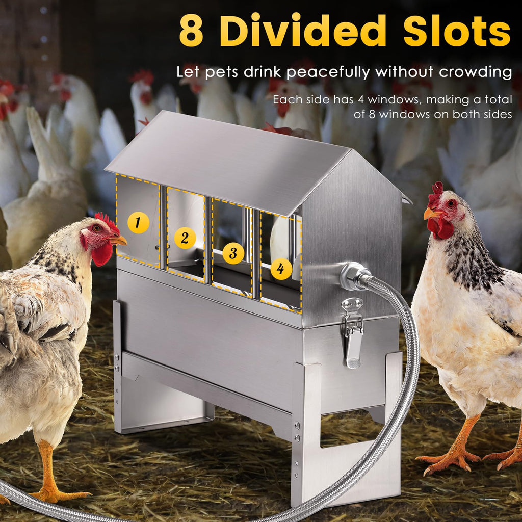 Stainless Steel Chicken Waterer N798