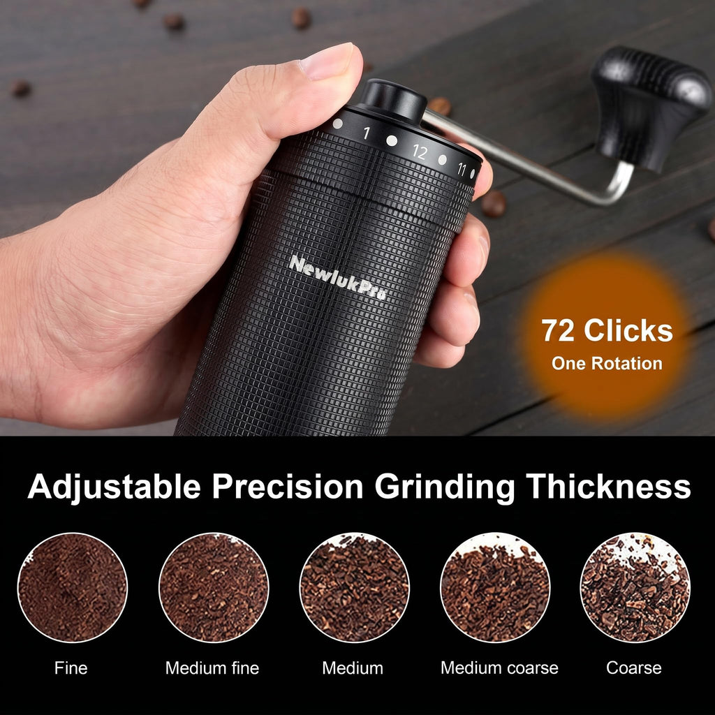 Manual Coffee Grinder, Titanium Conical Burr, 35g Capacity O59261