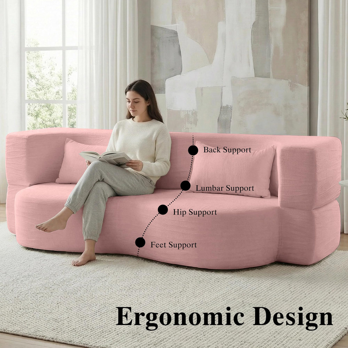 Convertible Sofa Bed S59033