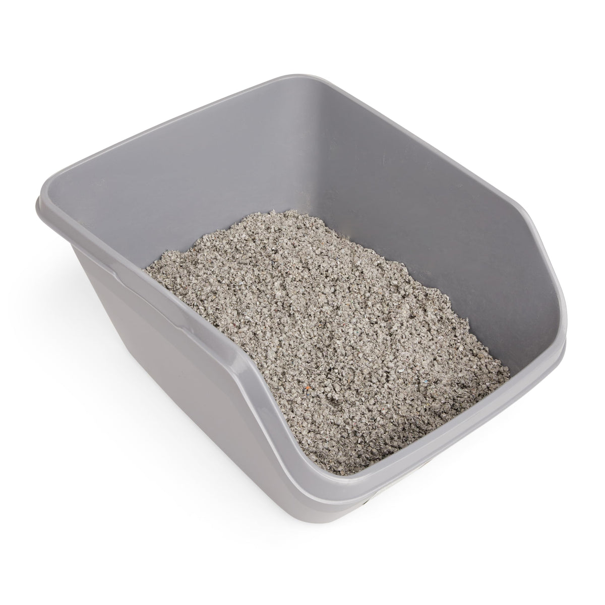 Grey Large High-Back Litter Box X24398