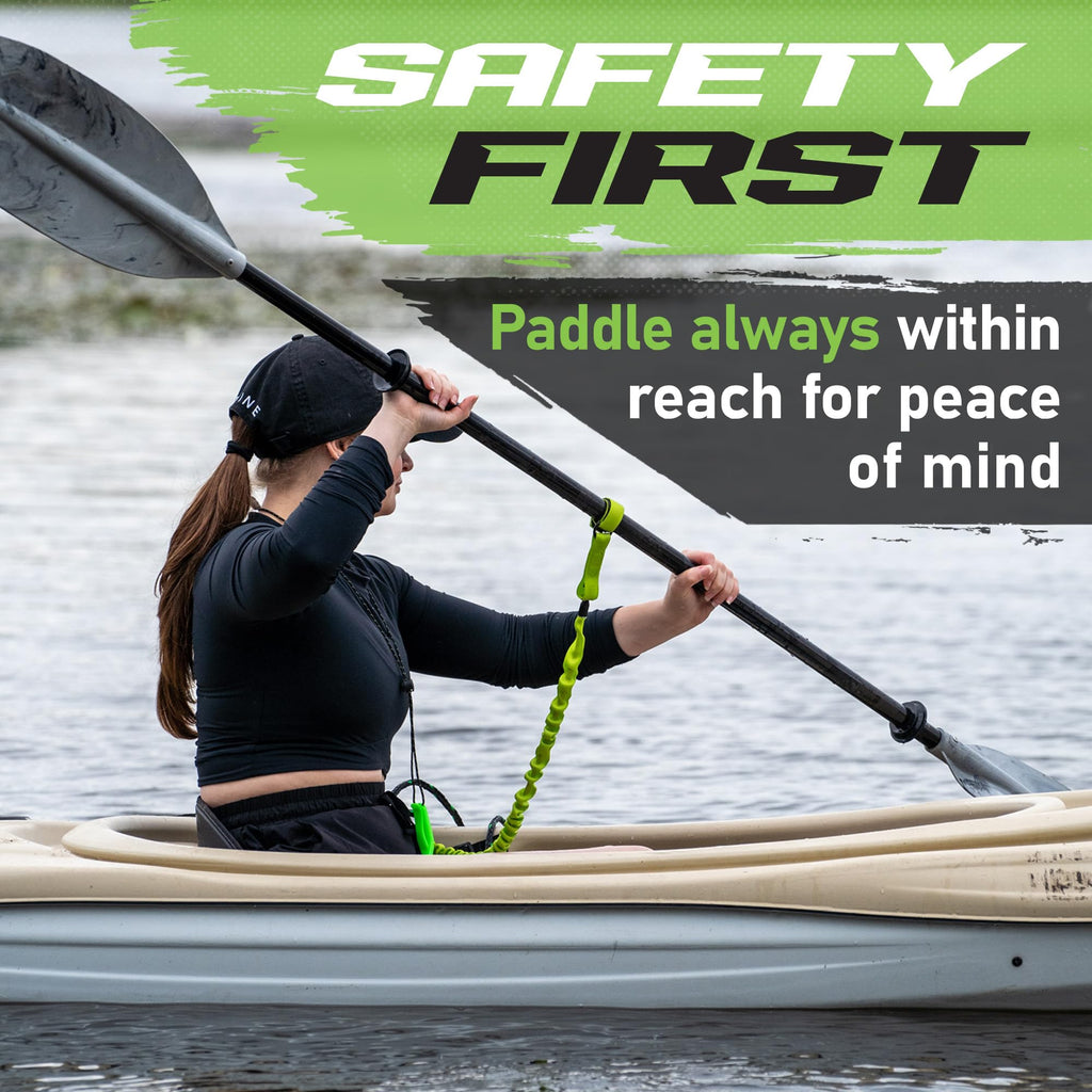 Kayak Paddle Leash with Carabiner Clip Q714653