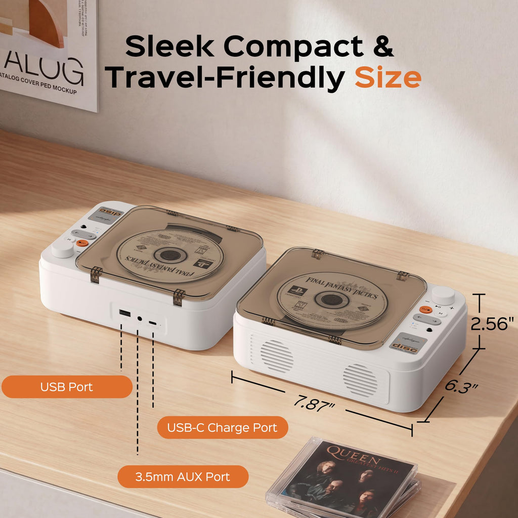 Portable CD Player with Bluetooth T4713