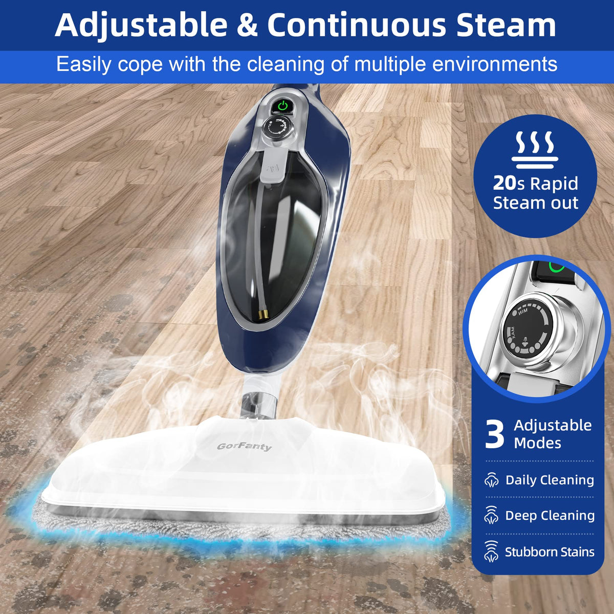 10-in-1 Steam Mop K729