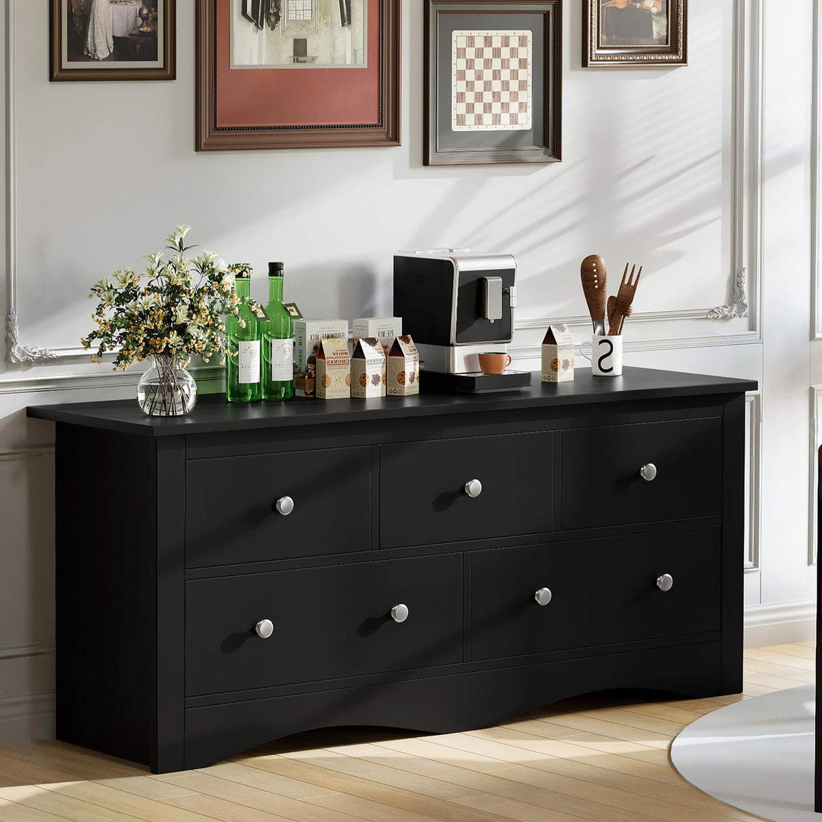 Black Dresser S6298