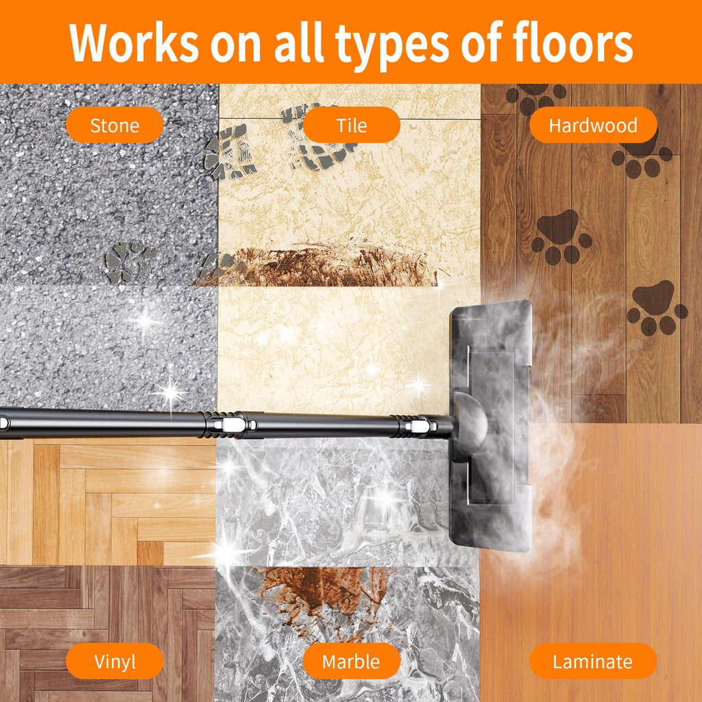 16-in-1 Lightweight Detachable Steam Mop F196