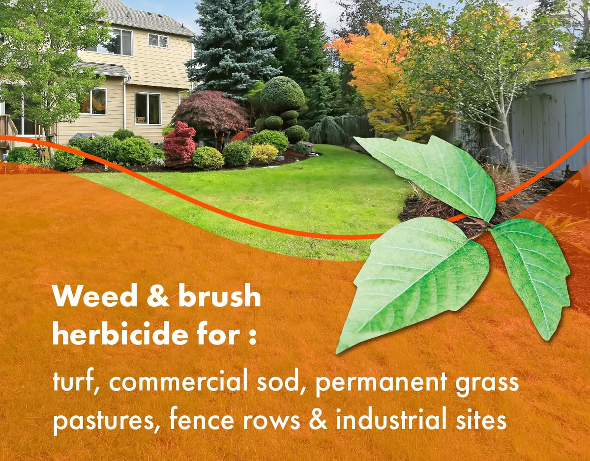 32oz Concentrated Post-Emergent Herbicide for Woody Plants & Broadleaf Weed Control S404669