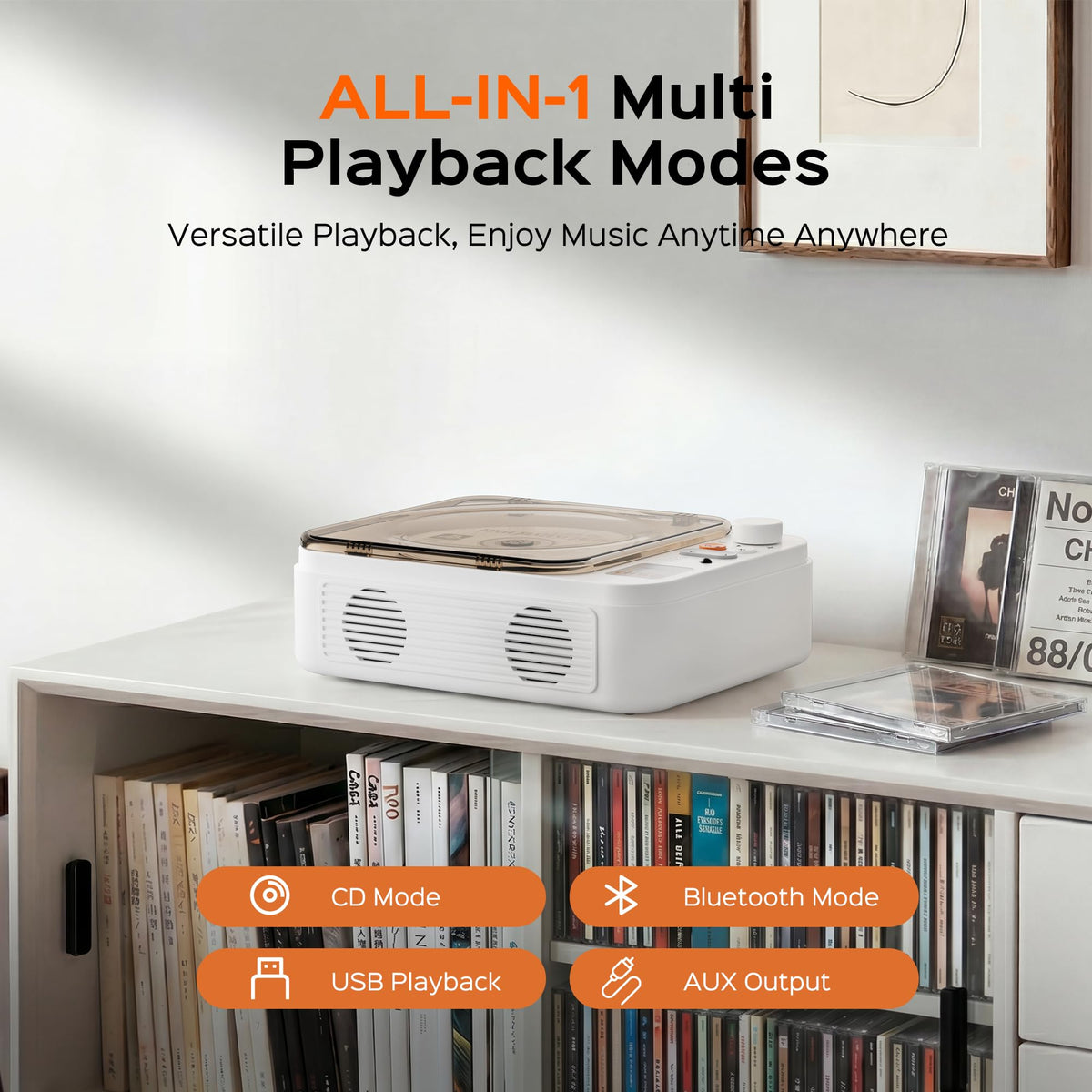 Portable CD Player with Bluetooth T4713