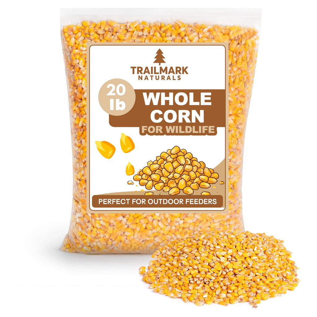 Whole Corn 20 LB Bird Seed & Wildlife Feed X68343
