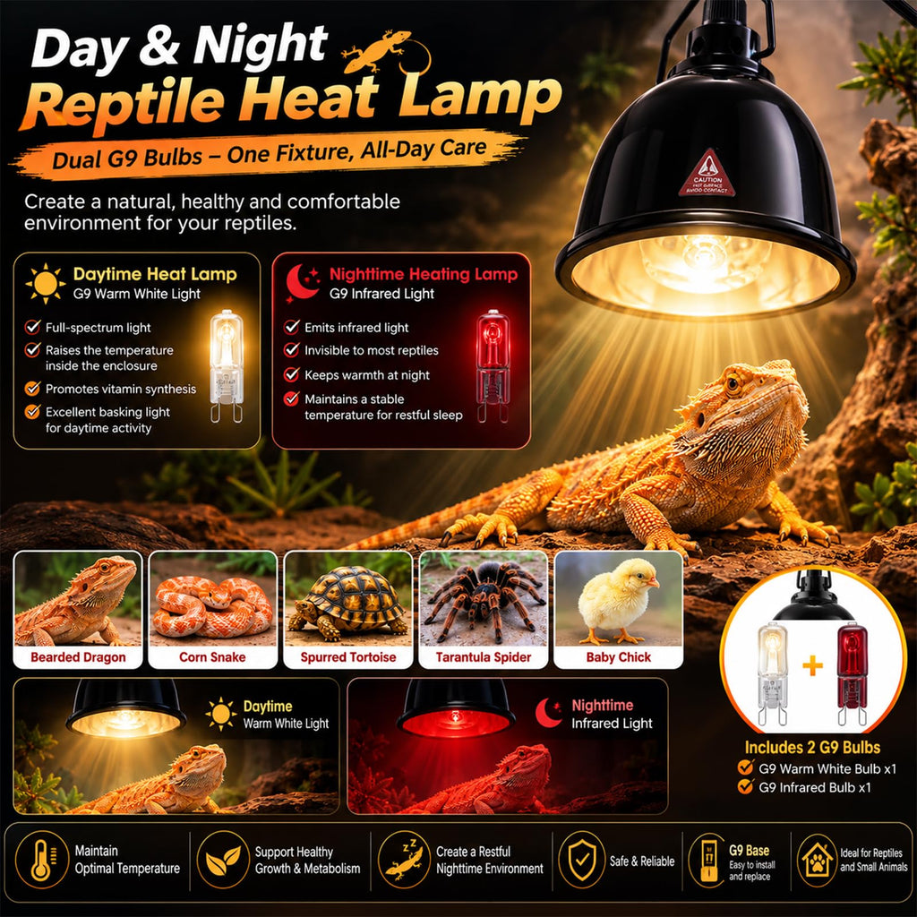 Ceramic Socket Reptile Heat Lamp Kit L561
