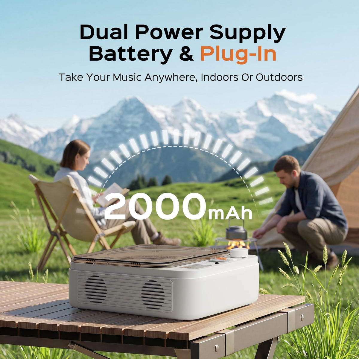 Portable CD Player with Bluetooth T4713