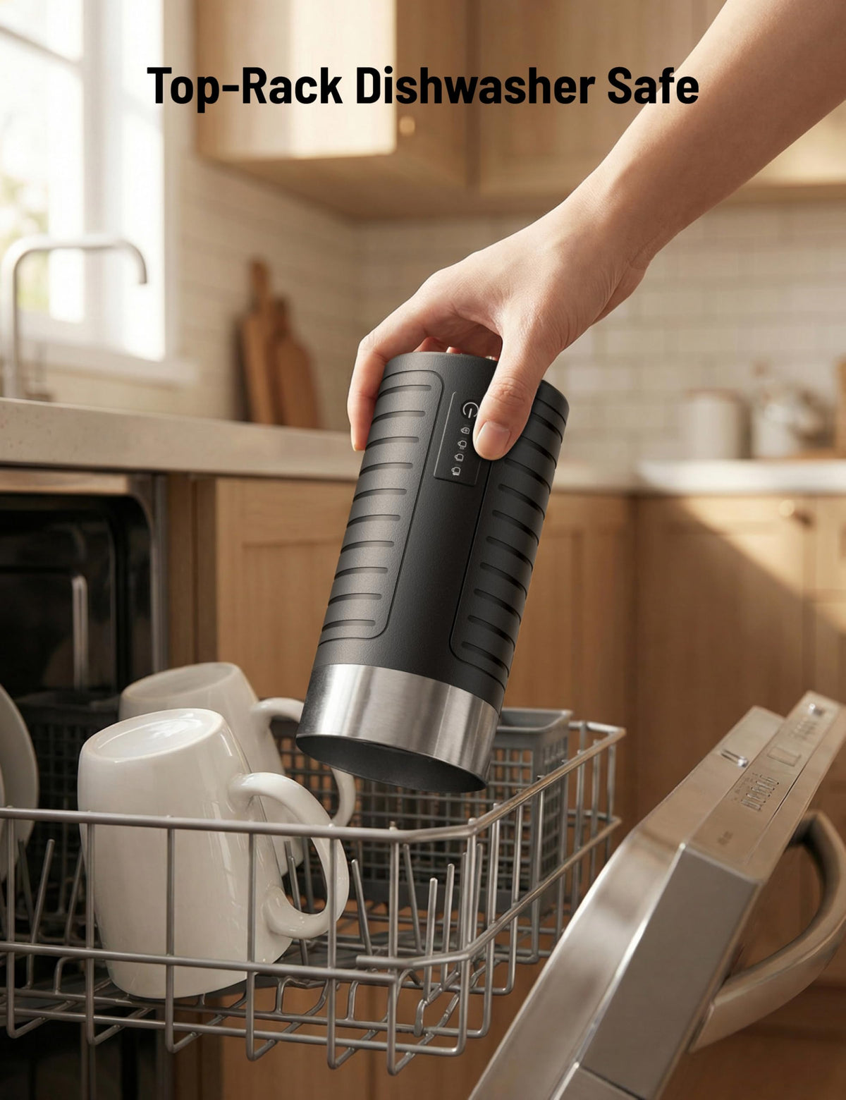Waterproof Electric 4-in-1 Milk Frother W49631