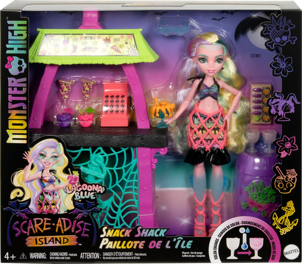 Doll & Playset with Food Accessories & Color-Change Drinks B7008